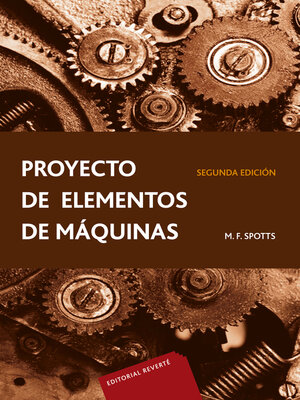 cover image of Proyecto de elementos de máquinas